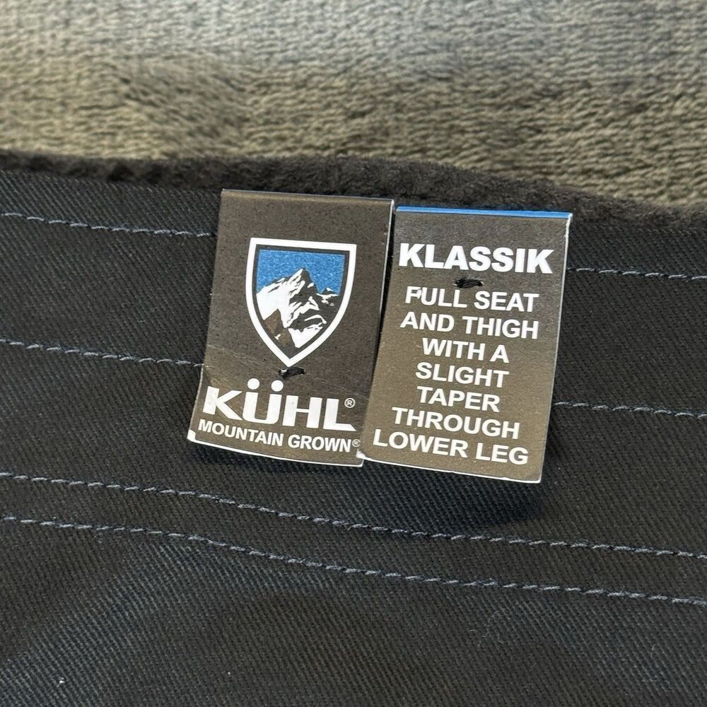 NWT Kuhl Sz 42/32 Easy RYDR Pants Men's Mid Weight Euro Twill Black Ryder Kühl - Picture 6 of 16